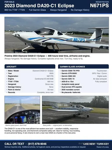 2023 Diamond ECLIPSE DA20-C1