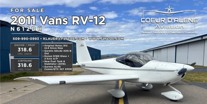 2011 Vans RV-12 for sale