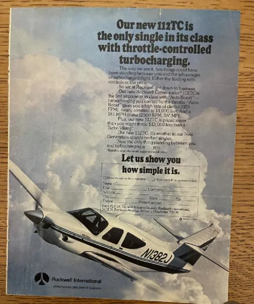 1977 Rockwell Commander 112 for sale