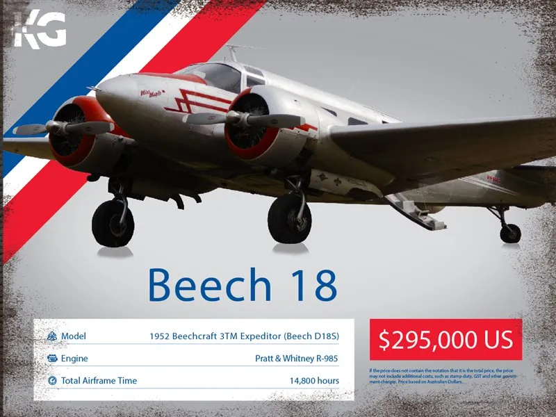 1952 Beechcraft 18 3TM Expeditor Beech D18S for sale