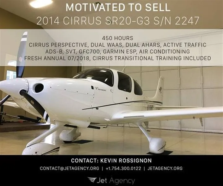 2014 Cirrus SR20 for sale