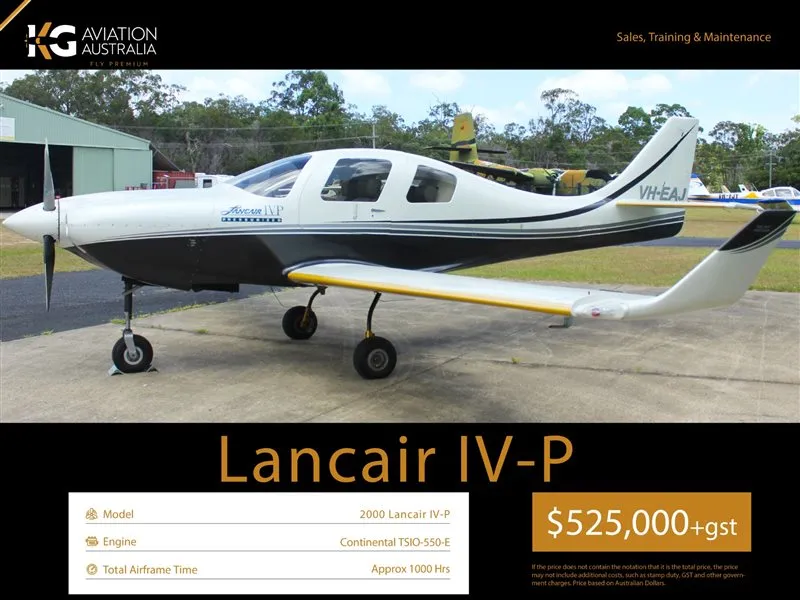2000 Lancair IV - Pressurized for sale