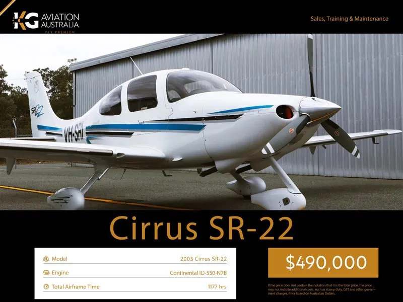 2003 Cirrus SR22 for sale