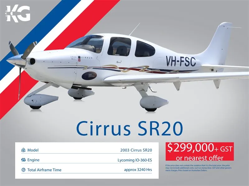 2003 Cirrus SR20 for sale