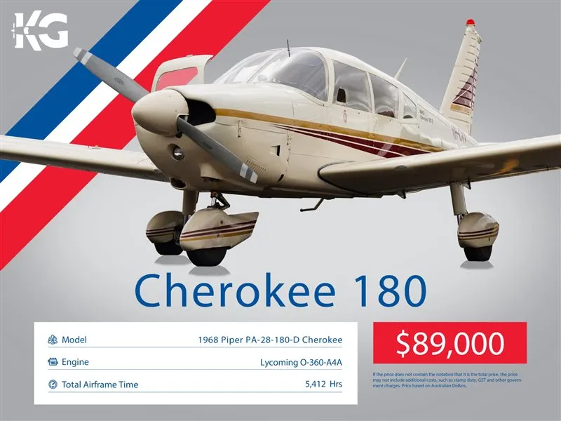 1968 Piper Cherokee 180 for sale