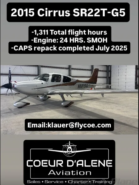 2015 Cirrus SR22T G5