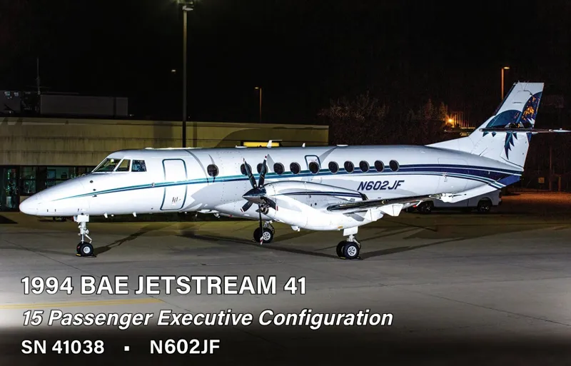 1994 BAE Systems Jetstream 41 for sale